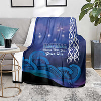 Personalised Matariki New Zealand Blanket Maori New Year Galaxy Koru Pattern LT14 - Polynesian Pride