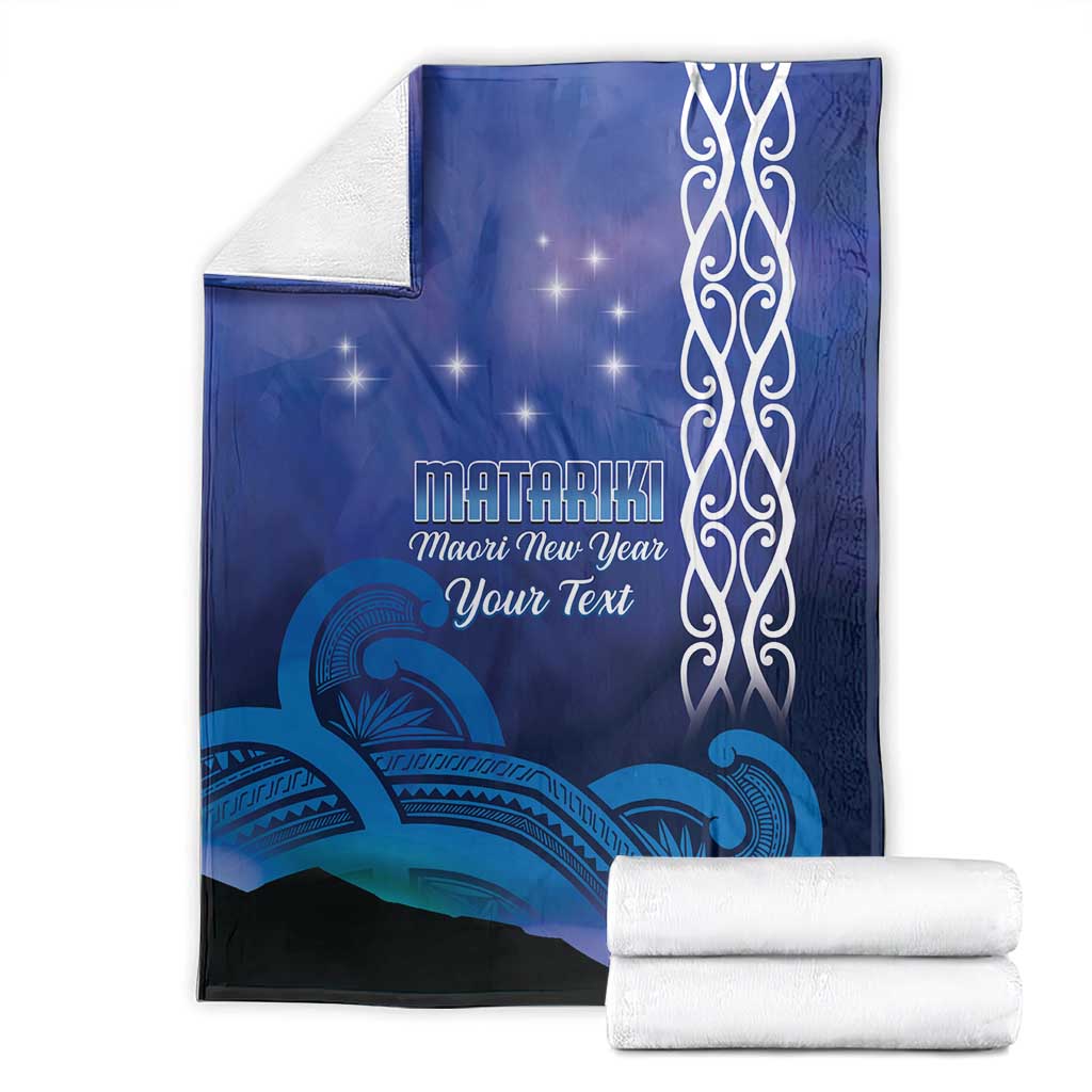 Personalised Matariki New Zealand Blanket Maori New Year Galaxy Koru Pattern LT14 - Polynesian Pride