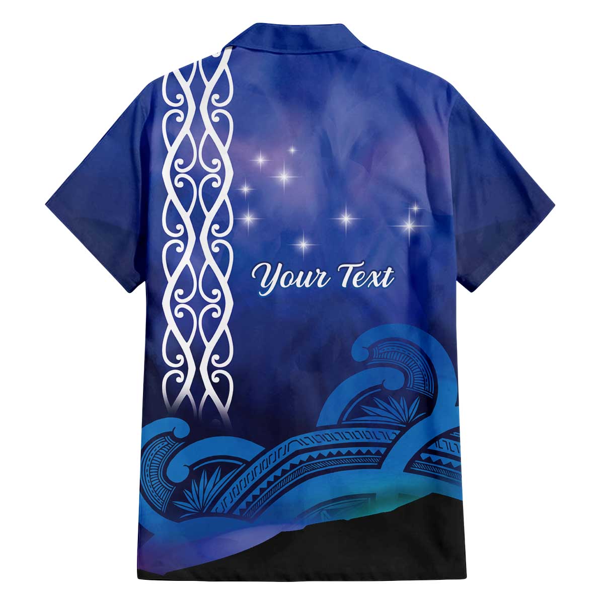 Personalised Matariki New Zealand Family Matching Off The Shoulder Long Sleeve Dress and Hawaiian Shirt Maori New Year Galaxy Koru Pattern