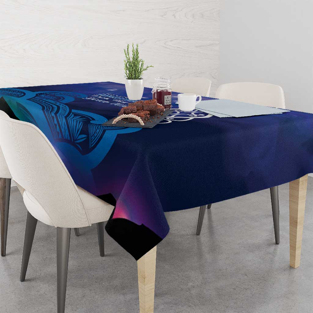 Personalised Matariki New Zealand Tablecloth Maori New Year Galaxy Koru Pattern LT14 - Polynesian Pride