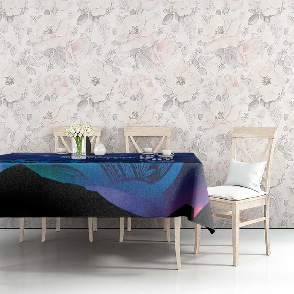 Personalised Matariki New Zealand Tablecloth Maori New Year Galaxy Koru Pattern LT14 - Polynesian Pride