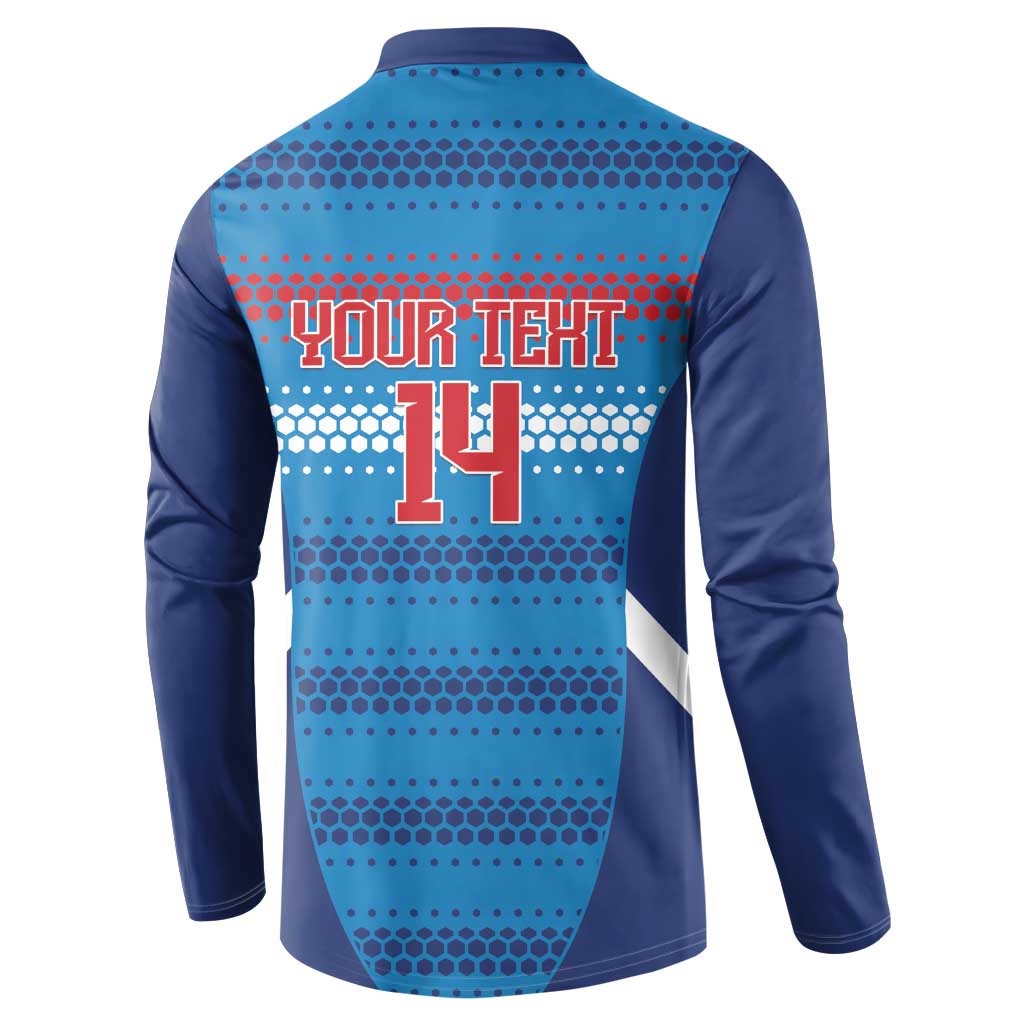 Philippines Football 2026 Button Sweatshirt Come On Filipinas