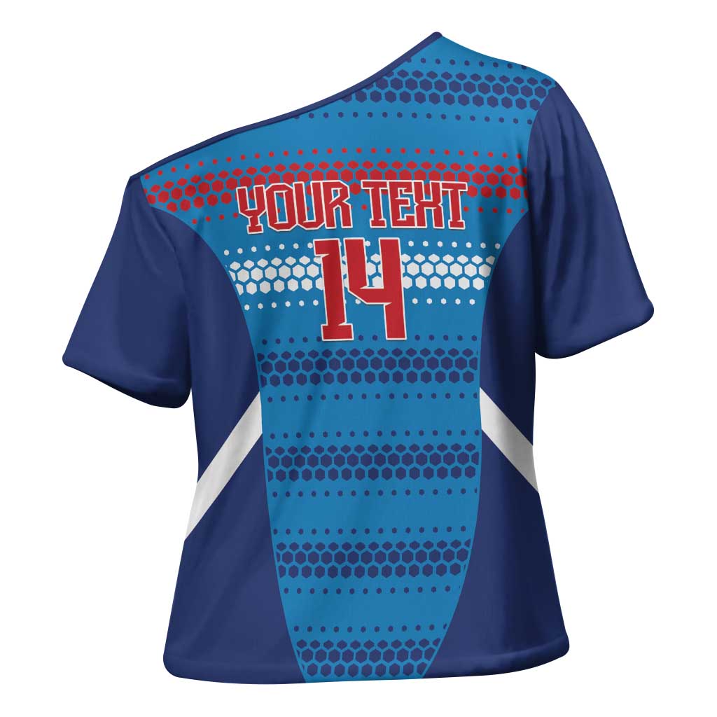 Philippines Football 2026 Cross Shoulder Shirt Come On Filipinas LT14 - Polynesian Pride