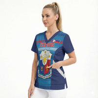 Philippines Football 2026 Scrub Top Come On Filipinas LT14 - Polynesian Pride