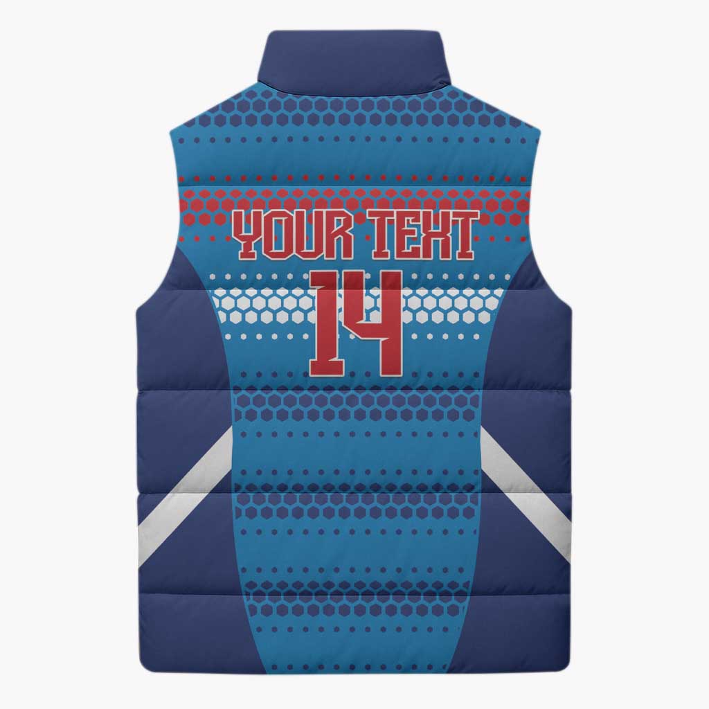 Philippines Football 2026 Sleeveless Puffer Jacket Come On Filipinas