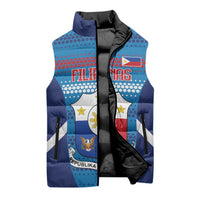 Philippines Football 2026 Sleeveless Puffer Jacket Come On Filipinas