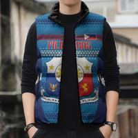 Philippines Football 2026 Sleeveless Puffer Jacket Come On Filipinas