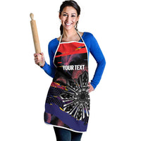 Philippines Sun Tattoo Apron Feathers Filipinas Grunge Style Black