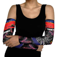 Philippines Sun Tattoo Arm Sleeves Feathers Filipinas Grunge Style Black