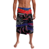 Philippines Sun Tattoo Lavalava Feathers Filipinas Grunge Style Black
