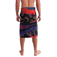 Philippines Sun Tattoo Lavalava Feathers Filipinas Grunge Style Black
