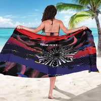 Philippines Sun Tattoo Sarong Feathers Filipinas Grunge Style Black