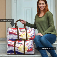 Philippines Sun Tattoo Travel Bag Feathers Filipinas Grunge Style White LT14 - Polynesian Pride