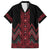 Red Aotearoa Mangopare Kowhaiwhai and Niho Taniwha Hawaiian Shirt Maori New Zealand