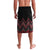 Red Aotearoa Mangopare Kowhaiwhai and Niho Taniwha Lavalava Maori New Zealand