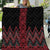 Red Aotearoa Mangopare Kowhaiwhai and Niho Taniwha Quilt Maori New Zealand