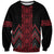 Red Aotearoa Mangopare Kowhaiwhai and Niho Taniwha Sweatshirt Maori New Zealand