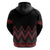Red Aotearoa Mangopare Kowhaiwhai and Niho Taniwha Zip Hoodie Maori New Zealand