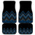 Blue Aotearoa Mangopare Kowhaiwhai and Niho Taniwha Car Mats Maori New Zealand