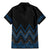 Blue Aotearoa Mangopare Kowhaiwhai and Niho Taniwha Family Matching Mermaid Dress and Hawaiian Shirt Maori New Zealand
