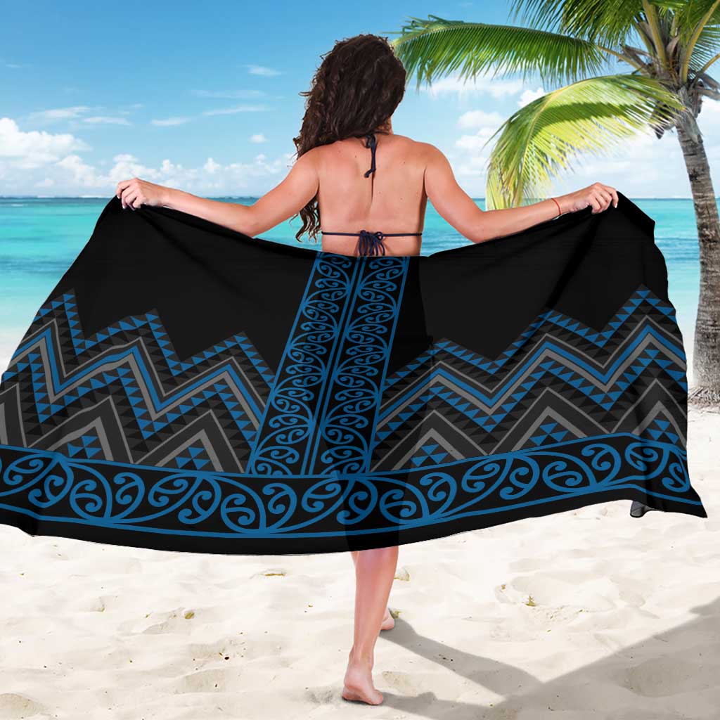 Blue Aotearoa Mangopare Kowhaiwhai and Niho Taniwha Sarong Maori New Zealand LT14 - Polynesian Pride