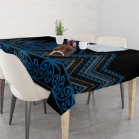 Blue Aotearoa Mangopare Kowhaiwhai and Niho Taniwha Tablecloth Maori New Zealand LT14 - Polynesian Pride