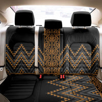 Gold Aotearoa Mangopare Kowhaiwhai and Niho Taniwha Back Car Seat Cover Maori New Zealand