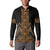Gold Aotearoa Mangopare Kowhaiwhai and Niho Taniwha Button Sweatshirt Maori New Zealand