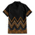 Gold Aotearoa Mangopare Kowhaiwhai and Niho Taniwha Hawaiian Shirt Maori New Zealand