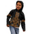 Gold Aotearoa Mangopare Kowhaiwhai and Niho Taniwha Kid Hoodie Maori New Zealand