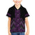 Purple Aotearoa Mangopare Kowhaiwhai and Niho Taniwha Family Matching Mermaid Dress and Hawaiian Shirt Maori New Zealand
