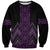 Purple Aotearoa Mangopare Kowhaiwhai and Niho Taniwha Sweatshirt Maori New Zealand