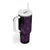 Purple Aotearoa Mangopare Kowhaiwhai and Niho Taniwha Tumbler With Handle Maori New Zealand