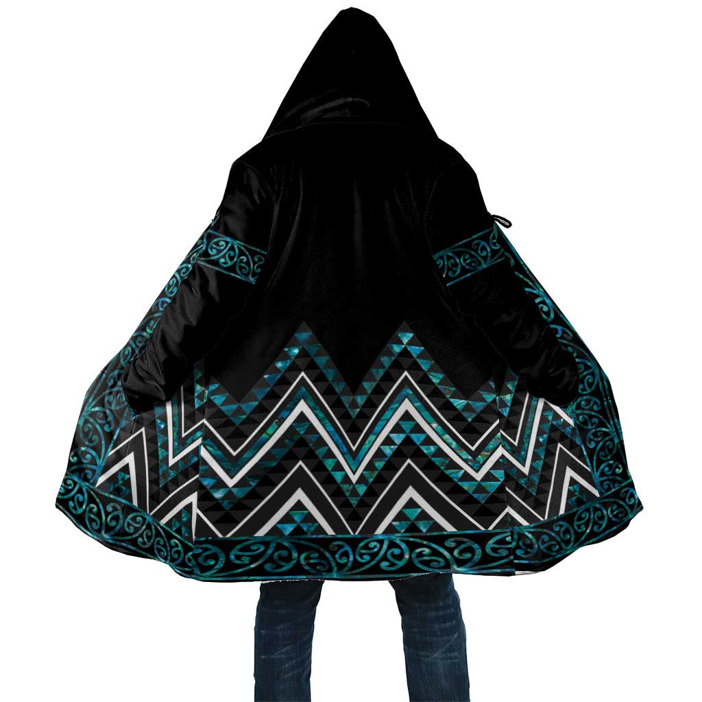 Paua Shell Aotearoa Mangopare Kowhaiwhai Niho Taniwha Cloak Maori New Zealand - Polynesian Pride