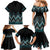 Paua Shell Aotearoa Mangopare Kowhaiwhai and Niho Taniwha Family Matching Mermaid Dress and Hawaiian Shirt Maori New Zealand