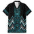 Paua Shell Aotearoa Mangopare Kowhaiwhai and Niho Taniwha Family Matching Puletasi and Hawaiian Shirt Maori New Zealand