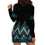 Paua Shell Aotearoa Mangopare Kowhaiwhai and Niho Taniwha Hoodie Dress Maori New Zealand