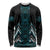 Paua Shell Aotearoa Mangopare Kowhaiwhai and Niho Taniwha Long Sleeve Shirt Maori New Zealand