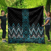 Paua Shell Aotearoa Mangopare Kowhaiwhai and Niho Taniwha Quilt Maori New Zealand LT14 - Polynesian Pride