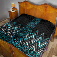 Paua Shell Aotearoa Mangopare Kowhaiwhai and Niho Taniwha Quilt Maori New Zealand LT14 - Polynesian Pride