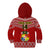 Custom Tonga Rugby Kid Hoodie 2023 World Cup Tongan Kupesi Ngatu Pattern LT14 - Polynesian Pride