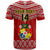 Custom Tonga Rugby T Shirt 2023 World Cup Tongan Kupesi Ngatu Pattern LT14 - Polynesian Pride
