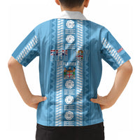 Fiji Day 1970 Hawaiian Shirt For Fiji Ever Fiji Tapa Pattern Blue LT14 - Polynesian Pride