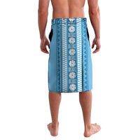 Fiji Day 1970 Lavalava For Fiji Ever Fiji Tapa Pattern Blue LT14 - Polynesian Pride