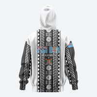 Fiji Day 1970 Hoodie For Fiji Ever Fiji Tapa Pattern White LT14 - Polynesian Pride