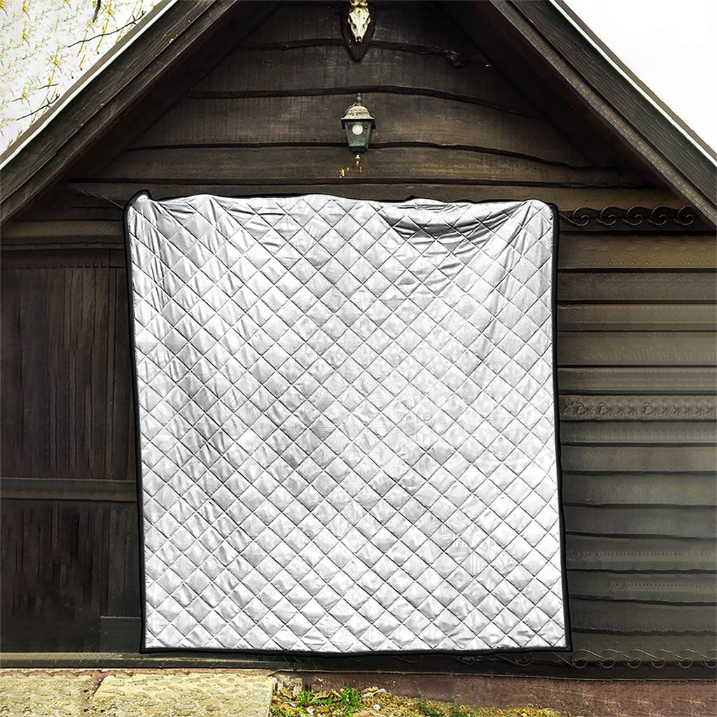 Tonga White Sunday Quilt Fakame Tongan Ngatu Turtle LT14 - Polynesian Pride