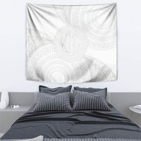 Tonga White Sunday Tapestry Fakame Tongan Ngatu Turtle LT14 - Polynesian Pride