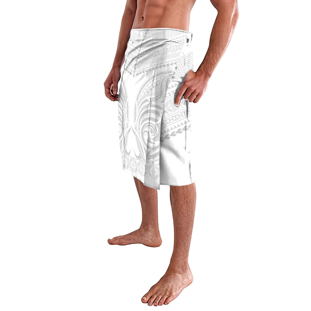 Niue White Sunday Lavalava Aho Tapu Fanau Hiapo Pattern LT14 - Polynesian Pride