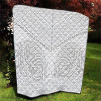 Niue White Sunday Quilt Aho Tapu Fanau Hiapo Pattern LT14 - Polynesian Pride