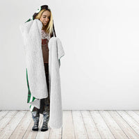 Kakariki Aotearoa Atua Tumatauenga Personalised Hooded Blanket Maori God Of War Tiki With Taiaha LT14 - Polynesian Pride